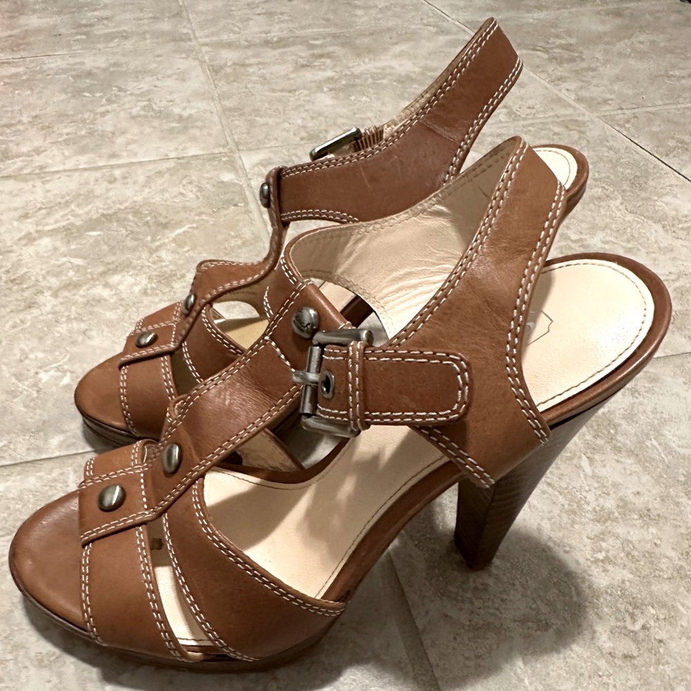 Coach high heel sandals size 6